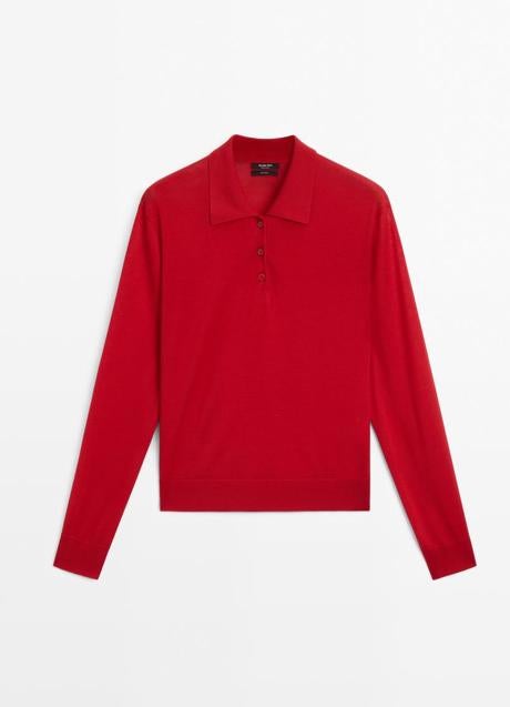 Imagen - Jersey rojo de Massimo Dutti (69,99 euros)