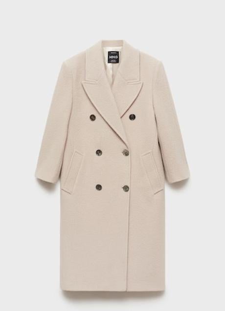 Imagen - Abrigo blanco de Mango (199 euros)