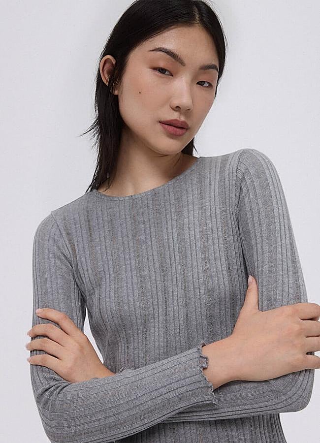 Imagen - Camiseta canalé manga larga de Pedro del Hierro (15€)