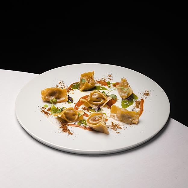 Uno de los platos que se puede degustar en Il Bocconcino, el restaurante italiano del Royal Hideaway Corales Resort reconocido con una estrella Michelin. 