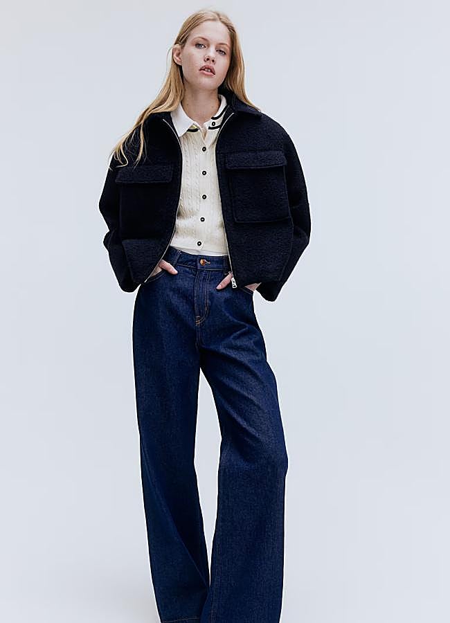 Imagen - Chaqueta con tejido bouclé de H&M.