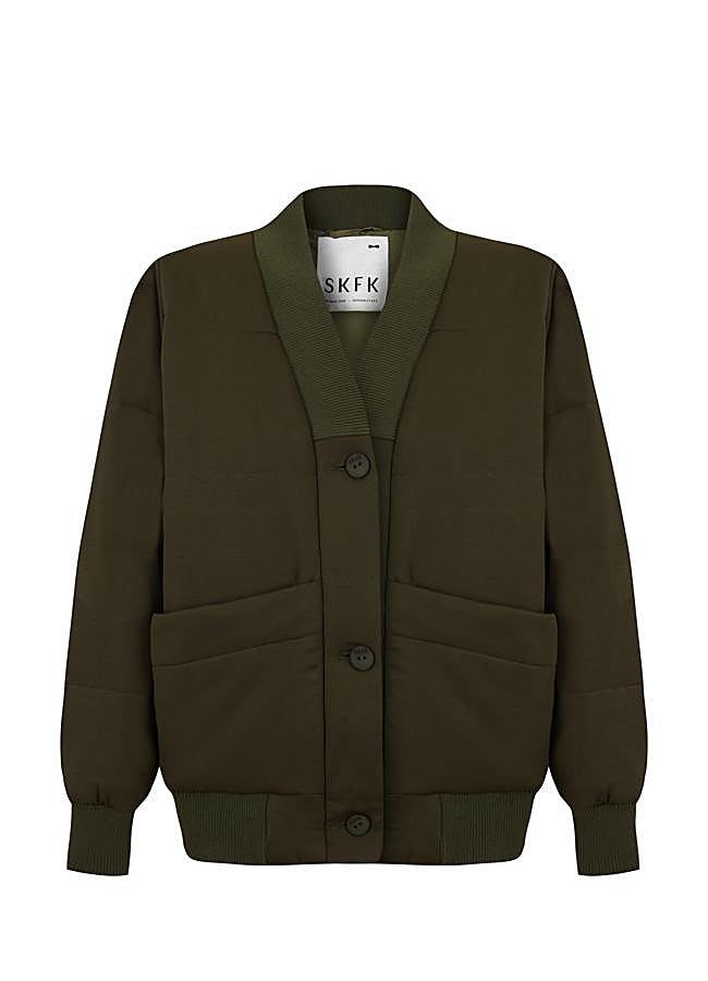Imagen - Chaqueta estilo bomber en verde oliva de SKFK (139, 30 euros).