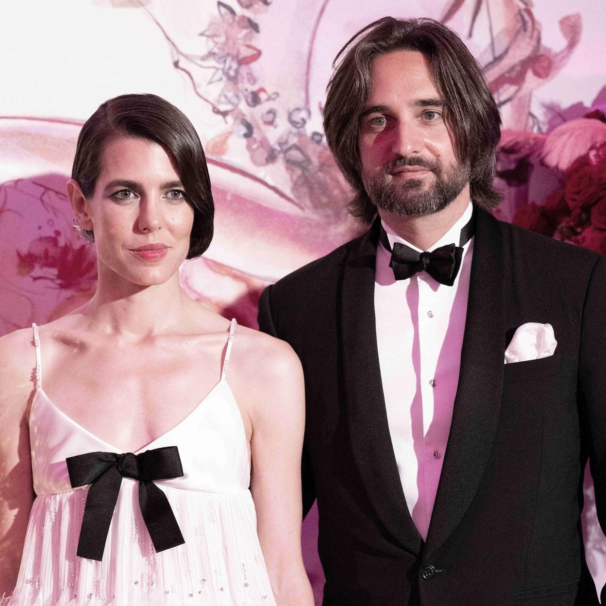 Dimitri Rassam y Carlota Casiraghi, en el Baile de la Rosa de 2022. 