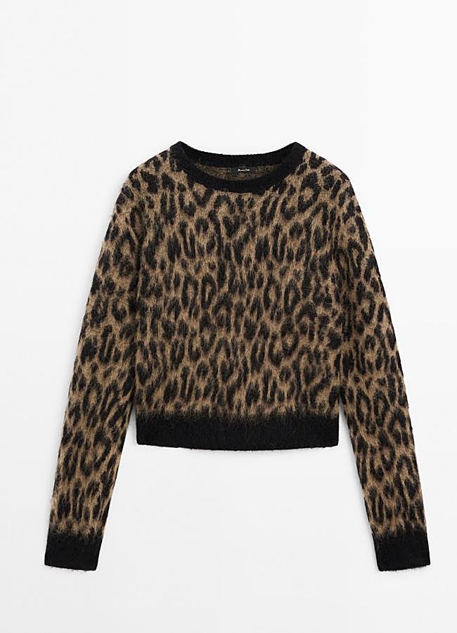 Imagen - Jersey con estampado de leopardo de Massimo Dutti.