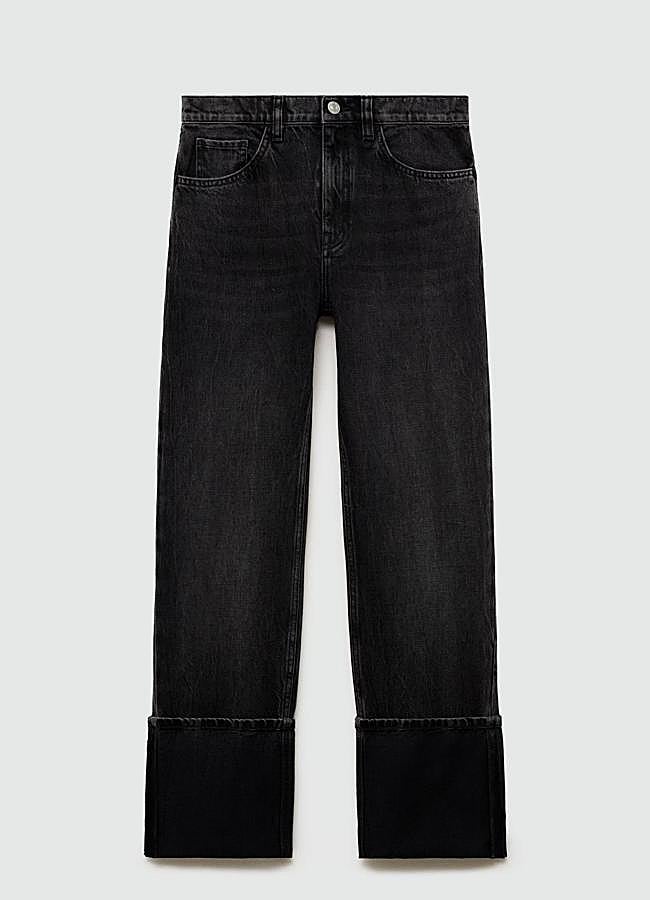 Imagen - Jeans rectos bajo vuelto de Mango (19,99€)