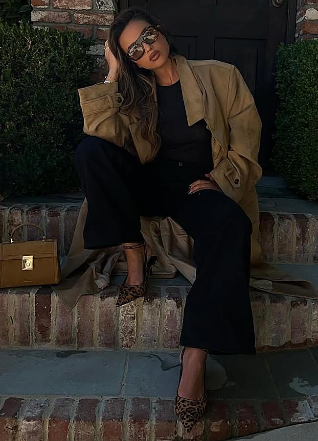 Imagen - Influencer con zapatos con estampado de leopardo/@mimiarr