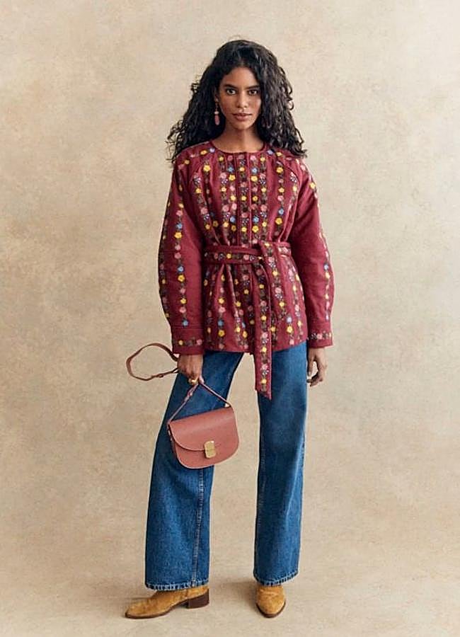 Imagen - Chaqueta acolchada con bordado floral