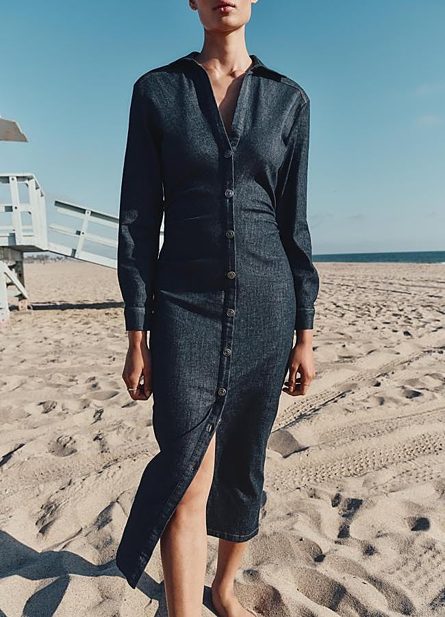 Imagen - Vestido camisero vaqueros