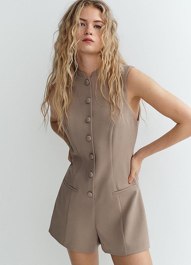 Imagen - Mono corto en tono nude