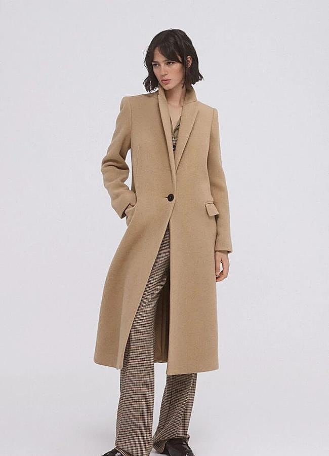 Imagen - Abrigo largo color camel