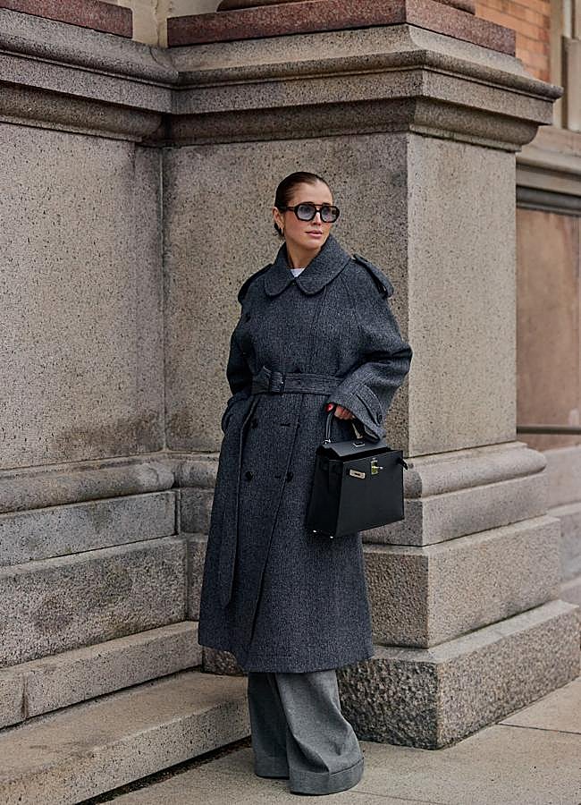 Imagen - Un look en gris. Foto: Launchmetrics spotlight.