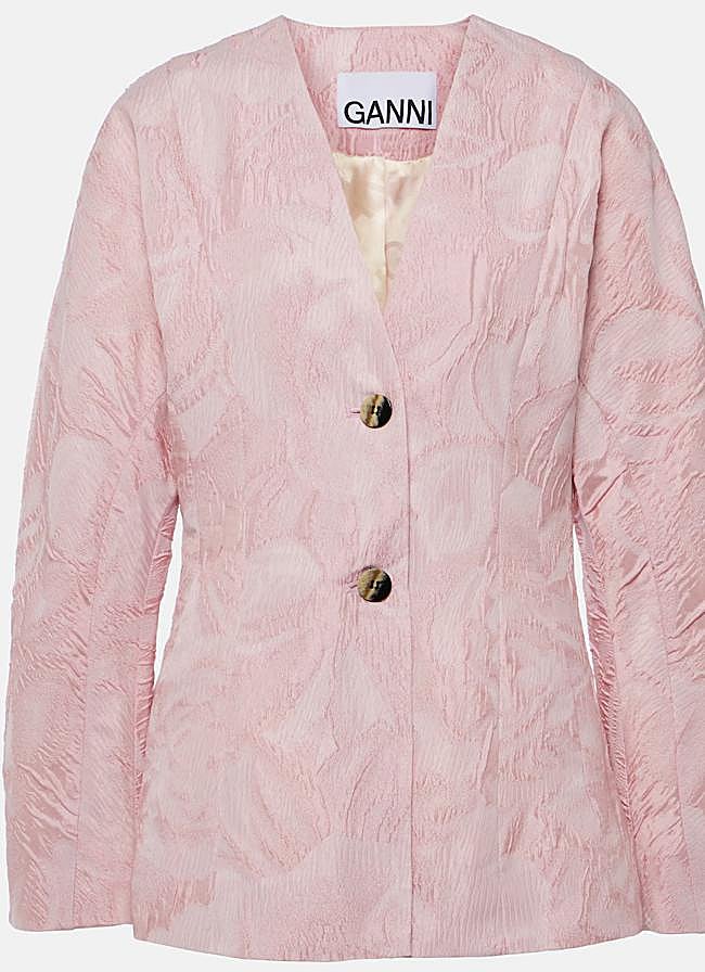 Imagen - Chaqueta en color rosado de Ganni (195 euros).