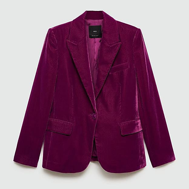 Blazer terciopelo estructurado (39,99€)