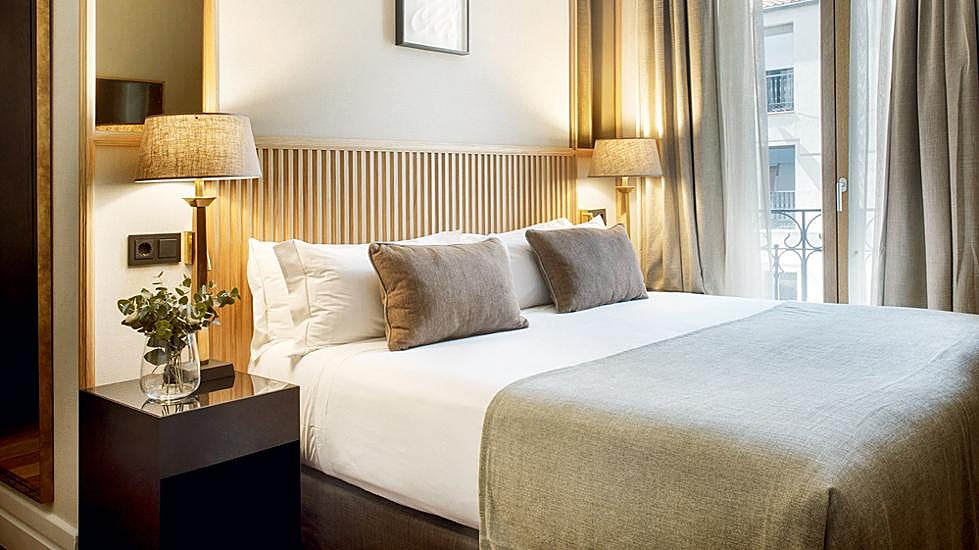 Habitación reformada del Hotel Único.