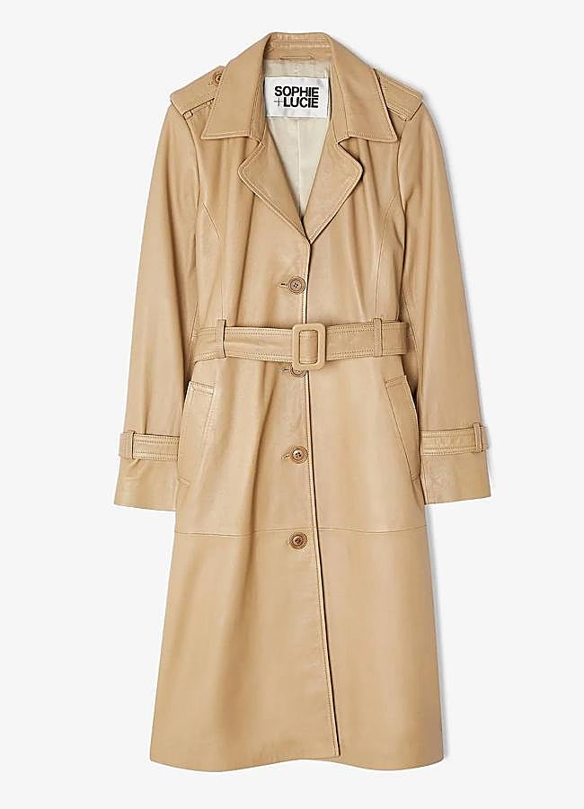 Imagen - Gabardina Basset piel beige de Sophie and Lucie (495,95€)