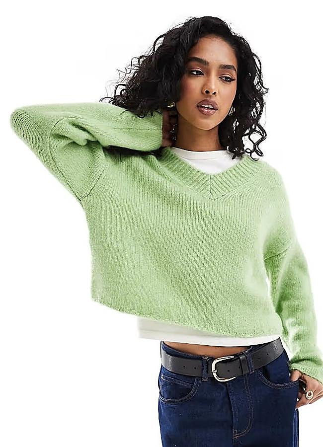 Imagen - Jersey suave en verde pastel