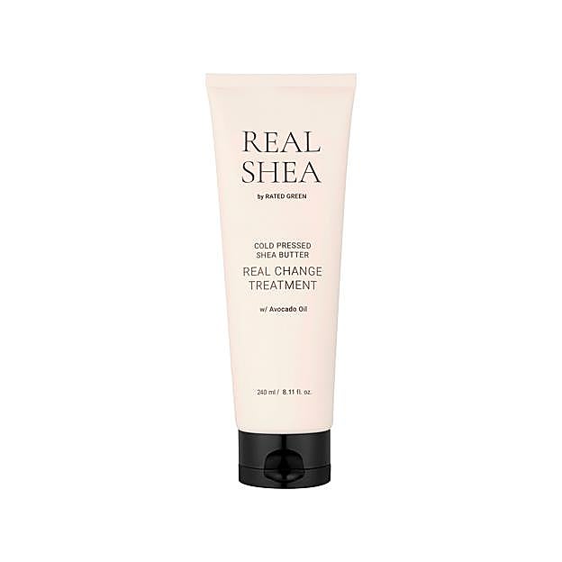 Acondicionador con tratamiento Real Shea Real Change de Rated Green (18,99 euros).