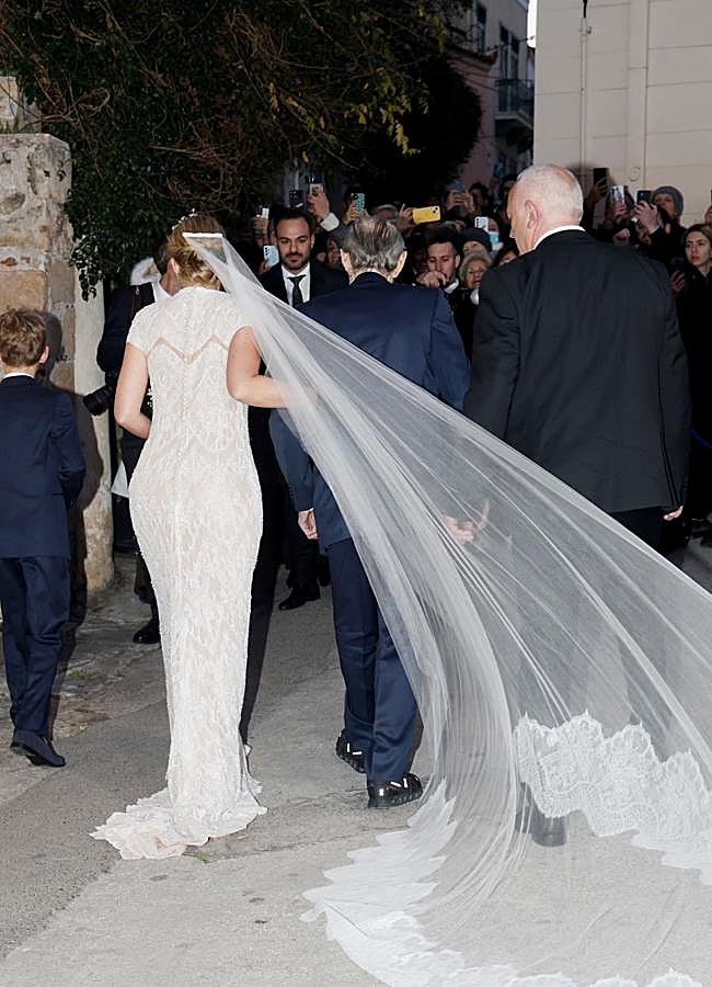 Imagen - El vestido de novia de Chrysi Vardinogianni en su boda con Nicolás de Grecia (GTRES)