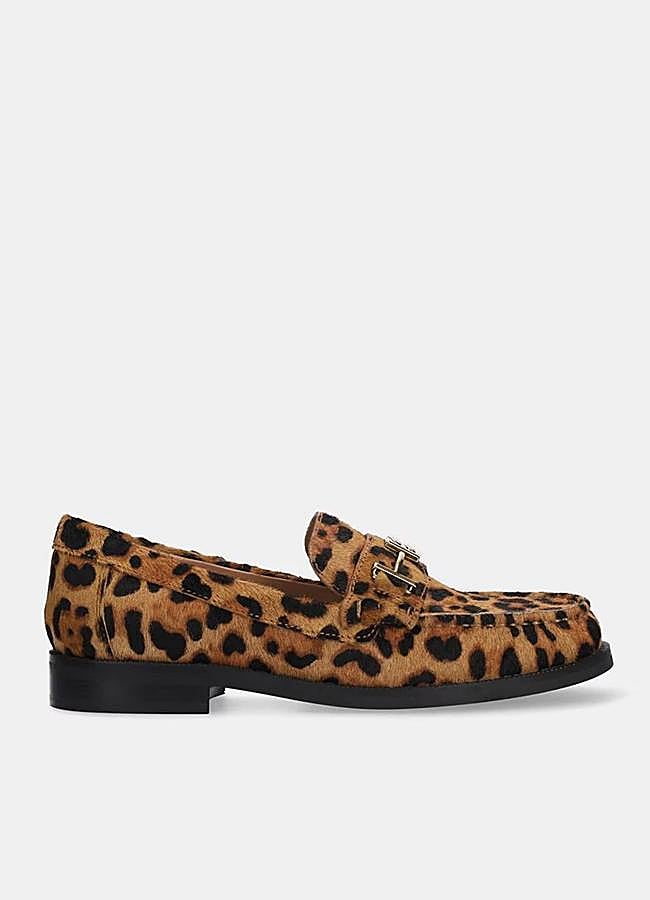 Imagen - Mocasines de piel animal print