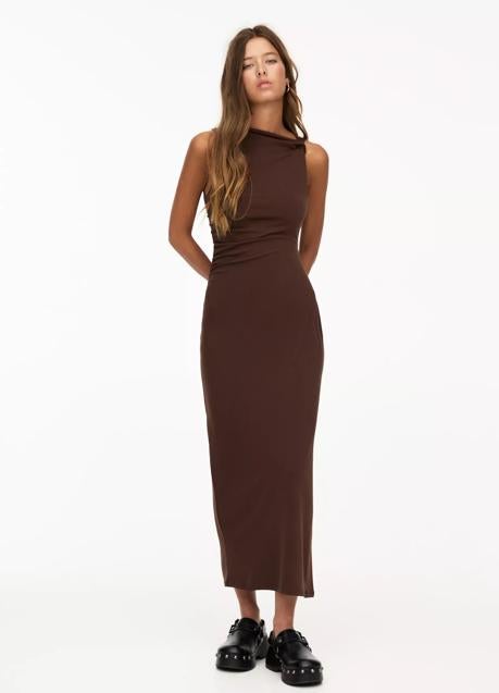 Imagen - Vestido marrón de Pull & Bear (25,99 euros)