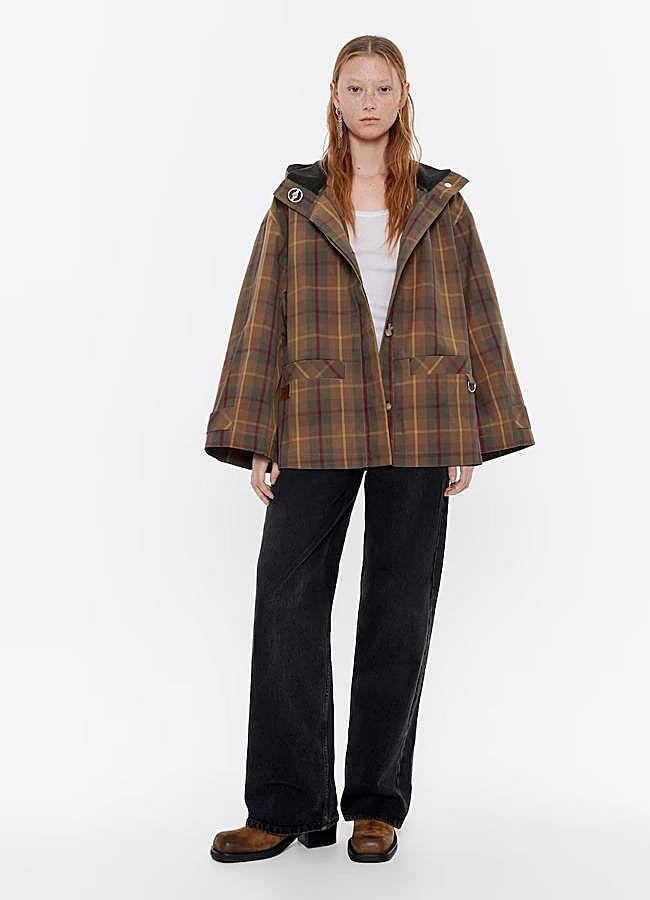 Imagen - Gabardina de cuadros de Bimba y Lola, 195 euros