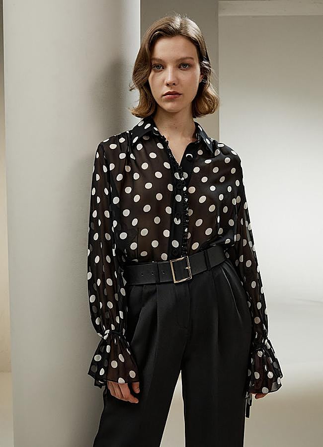 Imagen - Blusa de lunares vaporosa