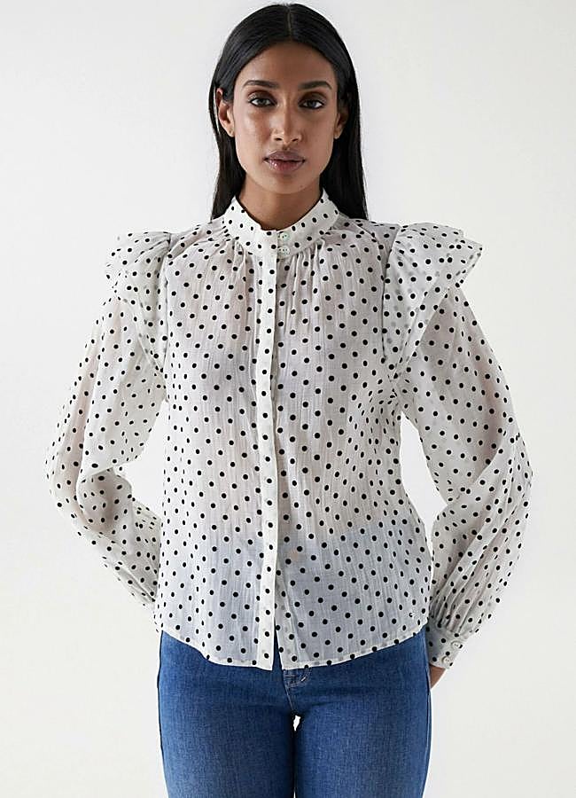 Imagen - Blusa de lunares romántica