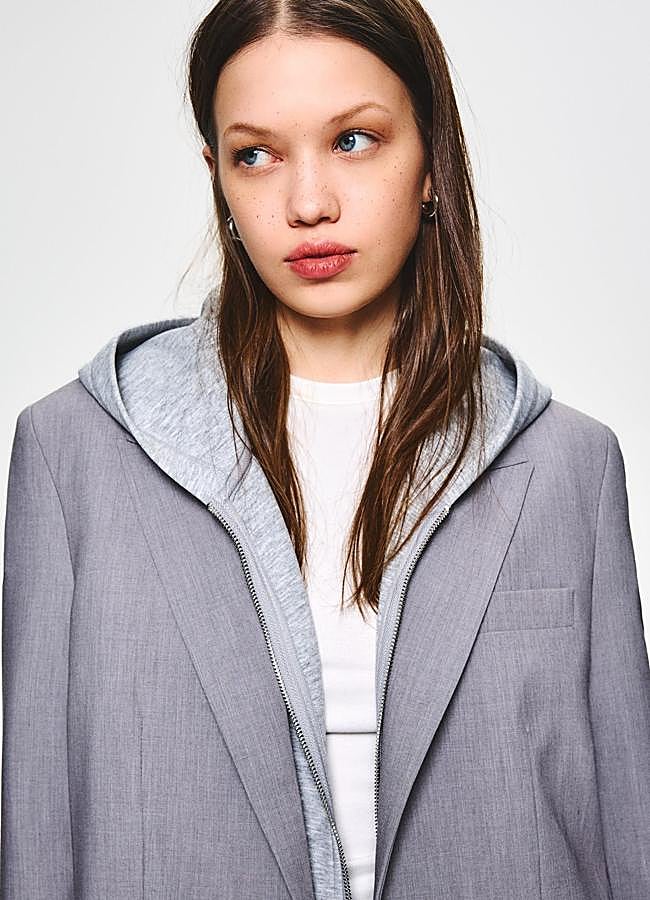 Imagen - Blazer oversize color gris