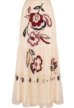 Imagen secundaria 2 - Jersey burdeos de Uniqlo, chaqueta de Sézane y falda larga de Is Coming.