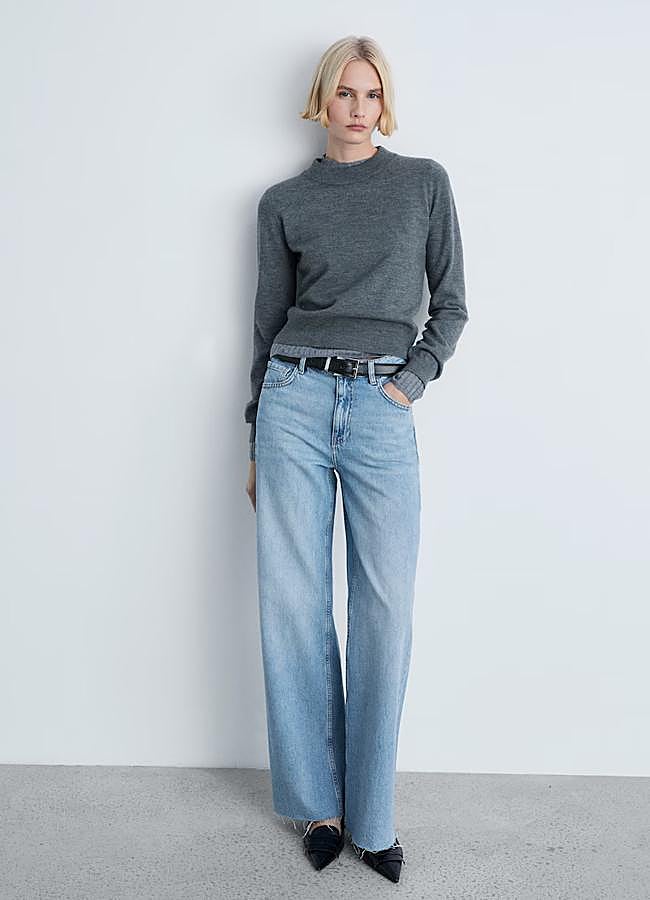 Imagen - Vaquero wide leg Danila de Mango.