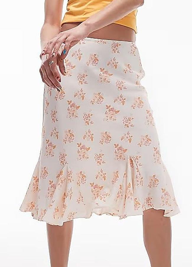 Imagen - Falda midi de flores