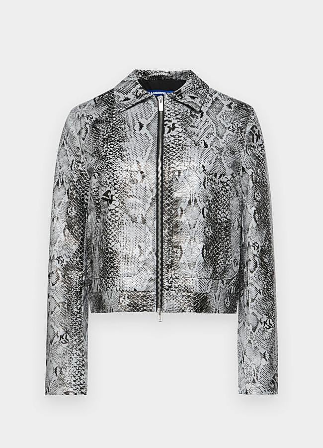 Imagen - Chaqueta corta de piel de serpiente de Karl Lagerfeld, 124,95 euros..