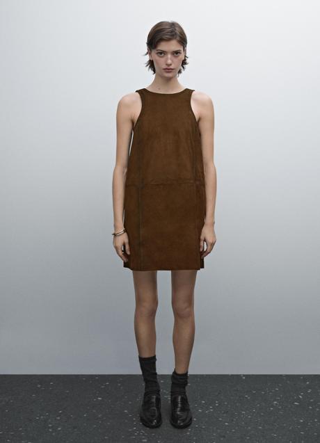 Imagen - Vestido marrón de Massimo Dutti (249 euros)