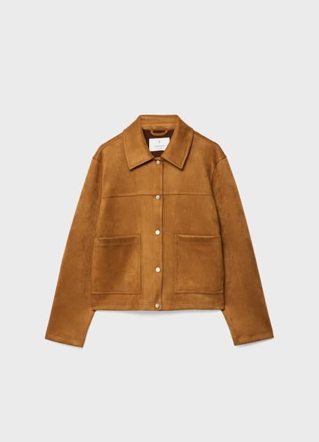 Imagen - Chaqueta efecto ante de Stradivarius (29,99 euros)