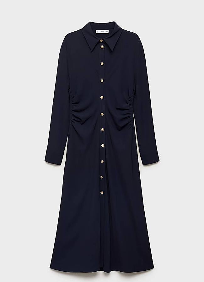 Imagen - Vestido midi cintura drapeada (45,99€)