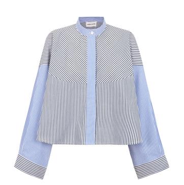 Imagen secundaria 1 - Camisa a rayas de Antik Batik y modelos lisos de Pomandère.