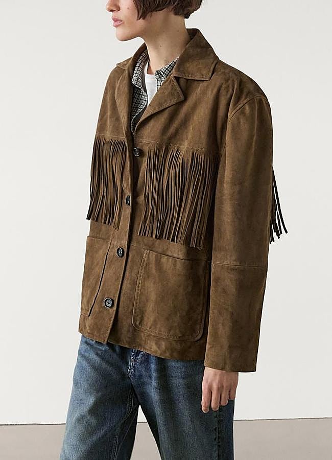 Imagen - Chaqueta de flecos oversize