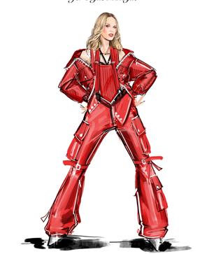 Imagen secundaria 1 - Kylie Minogue vestida de Dolce & Gabbana en su último tour.