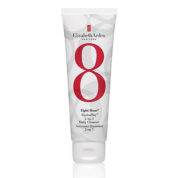 Limpiador y mascarilla dos en uno Eight Hour Hydraplay 2-in-1 Daily Cleanser de Elizabeth Arden. Precio: 28 euros.