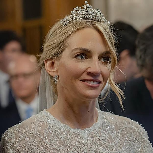 El significado oculto de las joyas de Chrysi Vardinogiannis en su boda con Nicolás de Grecia: las fotos inéditas del enlace