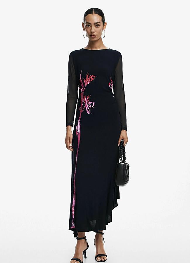 Imagen - Vestido negro de Desigual, 99,95 euros.