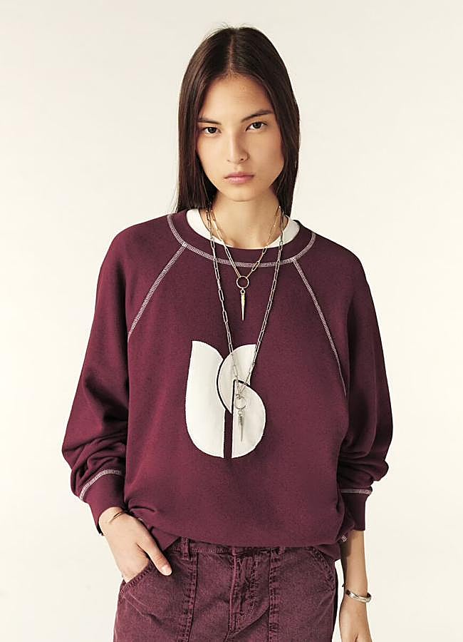 Imagen - Sudadera en burdeos de Ba&sh (145 euros).