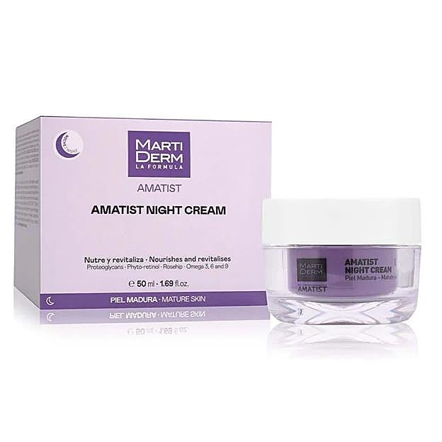 Amatist Night Cream de Martiderm. Precio: 28,10 euros