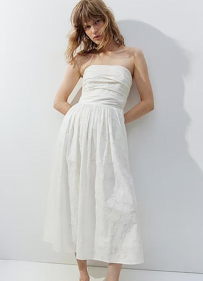 Imagen - Vestido blanco palabra de honor