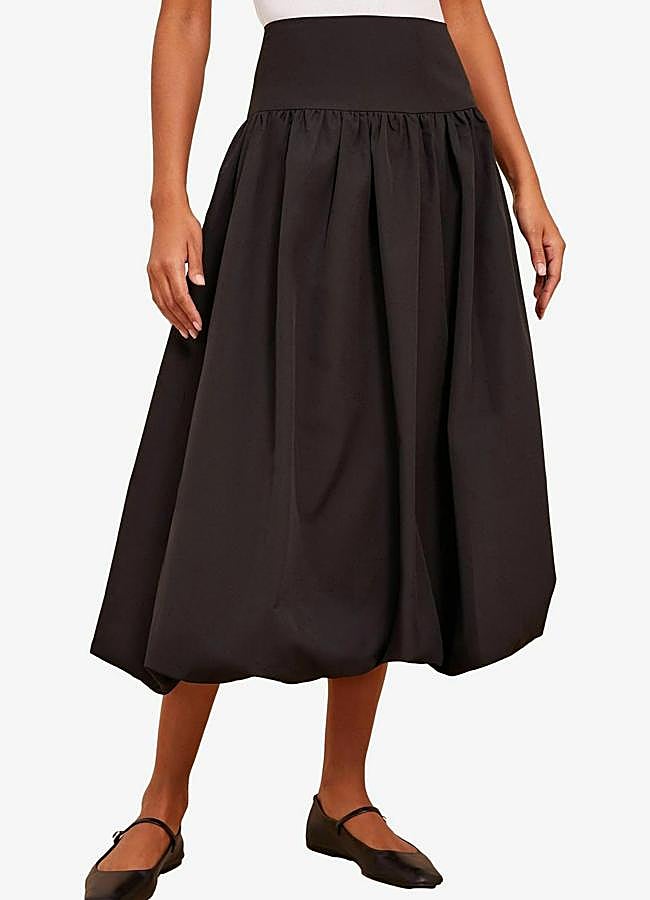 Imagen - Falda globo marrón de Friends Like These, 68 euros.