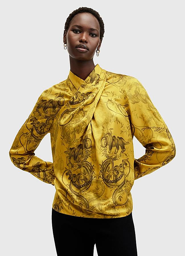 Imagen - Camisa amarilla de AllSaints, en Zalando, 125 euros.