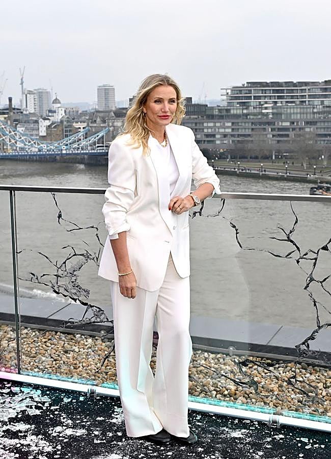 Imagen - Cameron Díaz con un traje blanco. / GTRES