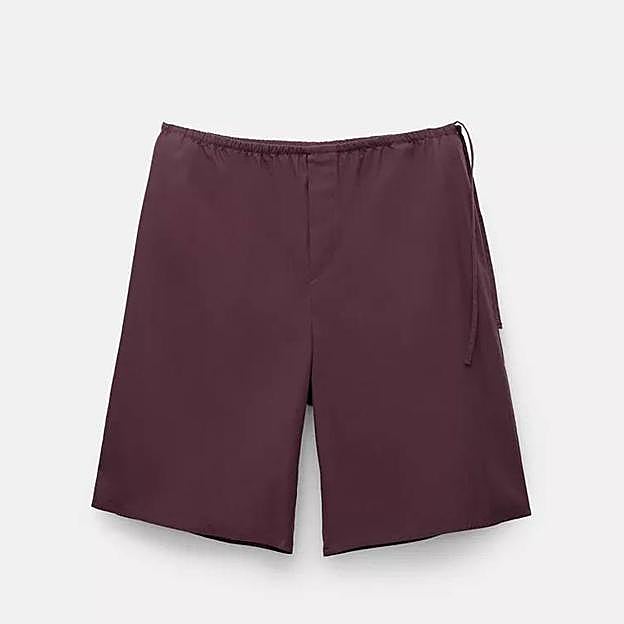 Bermuda burdeos lazo lateral (22,99€)