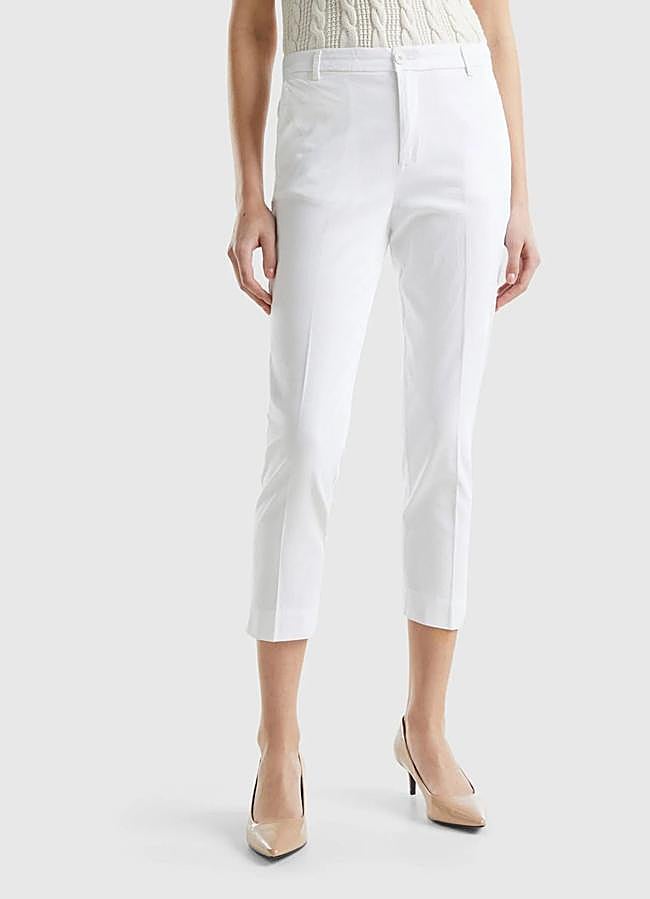 Imagen - Pantalones capri blancos