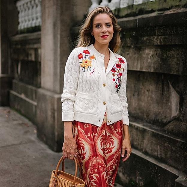 Obsesión con los cárdigans bordados más bonitos para looks de primavera